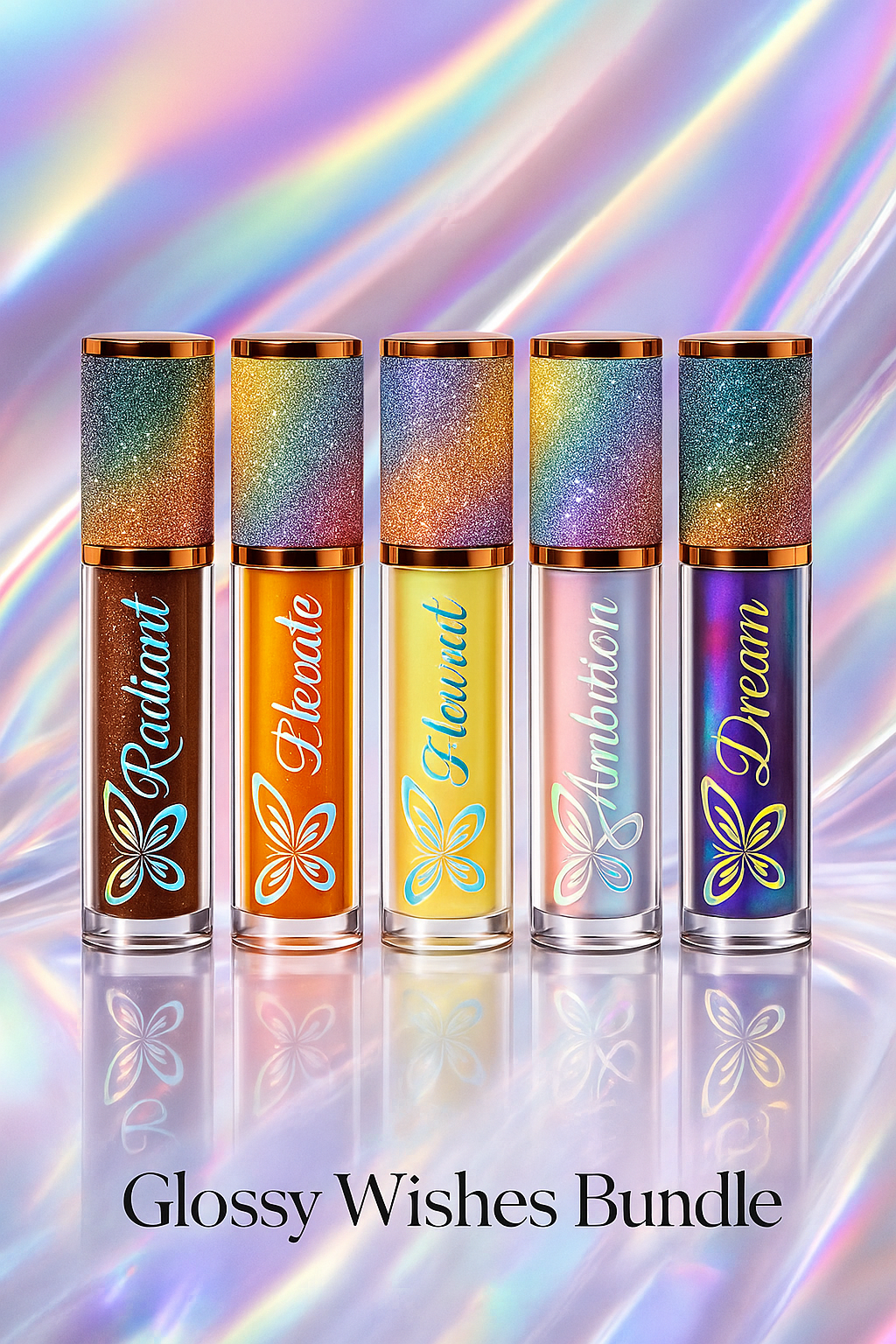 Glossy Wishes Bundle – Clear Lip Gloss Collection
