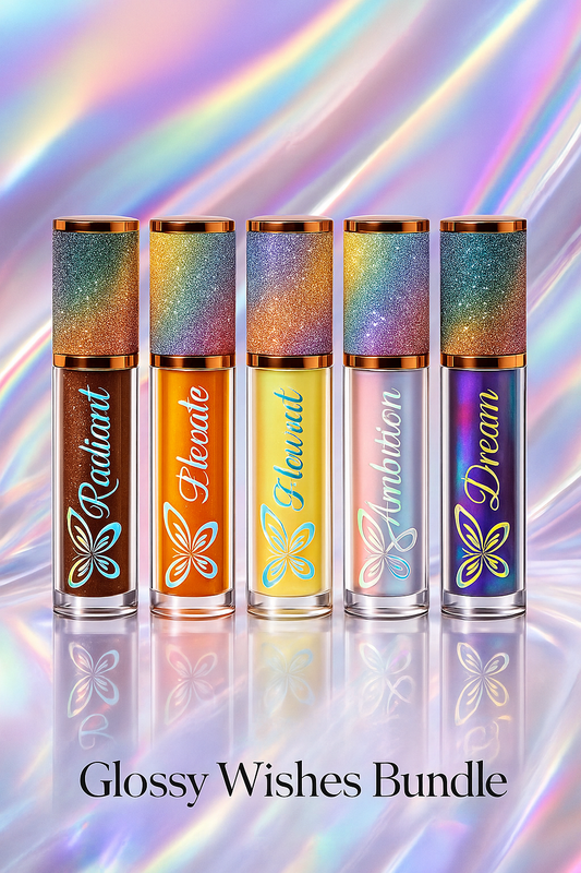 Glossy Wishes Bundle – Clear Lip Gloss Collection